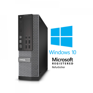 מוצרון מחשבים נייחים Custom Build Dell i5 | 32GB | 3TB | SSD Windows 10 WiFi HDMI Desktop Computer PC